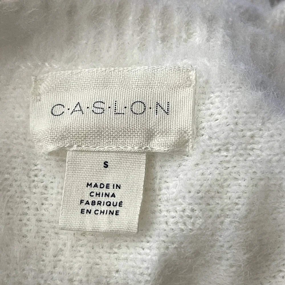 Caslon Ivory Cloud Plush Dolman Sleeve Pullover Sweater NWOT Size Small